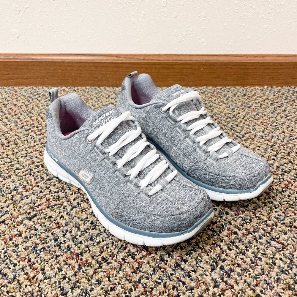 Skechers Flex Elite 11863 Grey Running Shoes Sneakers